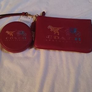 Coach wallet and coin purse